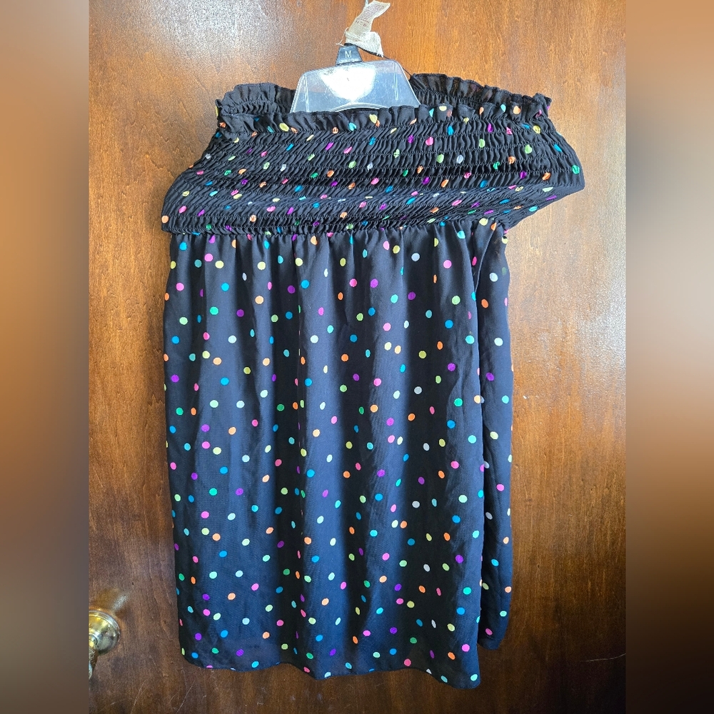 Black Polka Dot Bathing Suit Cover Up